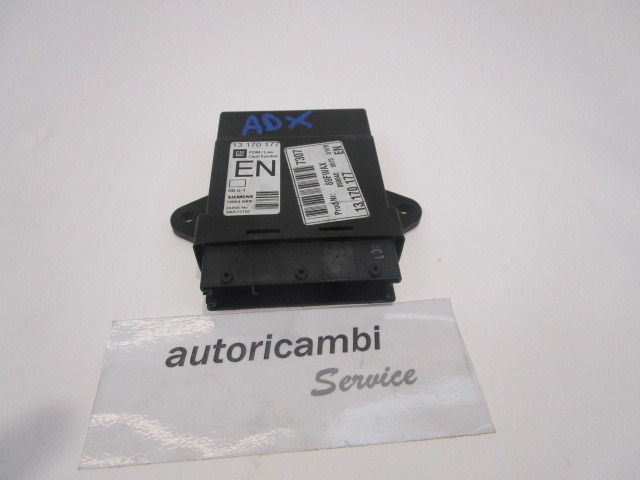 RACUNALNIK VRAT IN STEKEL OEM N. 13170177 ORIGINAL REZERVNI DEL OPEL VECTRA C Z02 BER/SW (2002 - 2006) DIESEL LETNIK 2005