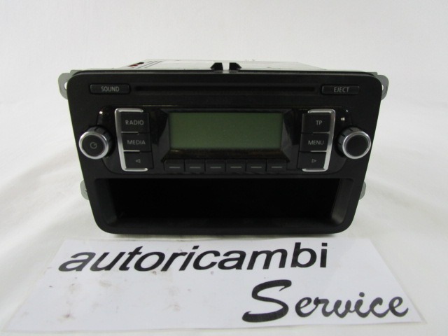 RADIO CD / OJACEVALNIK / IMETNIK HIFI OEM N. 1K0035156B ORIGINAL REZERVNI DEL VOLKSWAGEN GOLF VI 5K1 517 AJ5 MK6 (2008-2012) BENZINA LETNIK 2009