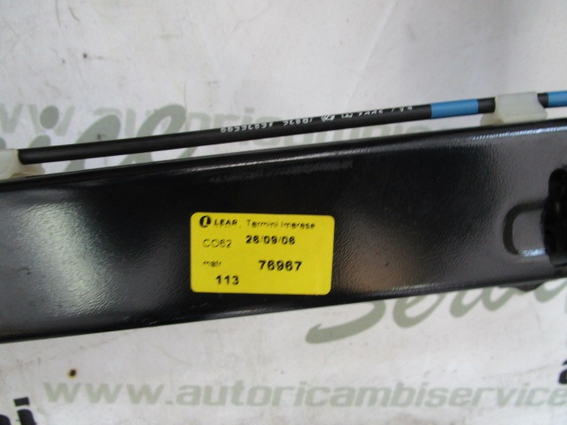 ZADNJI NASLON BLAGO OEM N. SCPITLCYPSILON843RBR3P ORIGINAL REZERVNI DEL LANCIA Y YPSILON 843 R (2006 - 2011) DIESEL LETNIK 2007