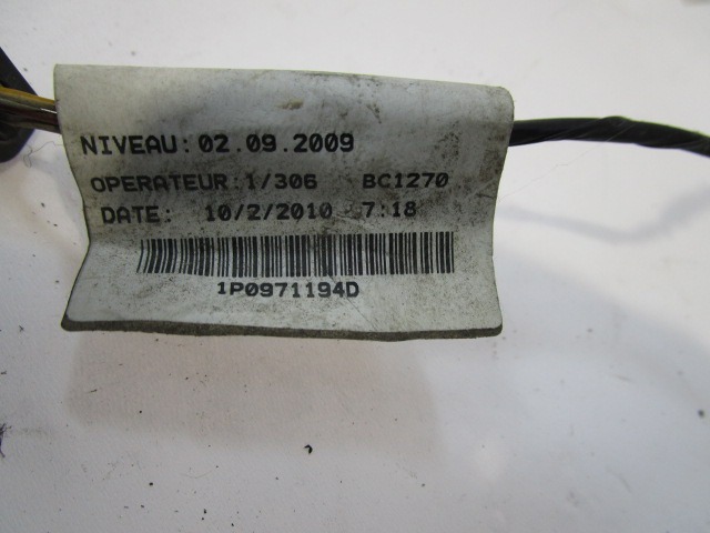 ELEKTRICNA NAPELJAVA OEM N. 1P0971194D ORIGINAL REZERVNI DEL SEAT LEON 1P1 MK2 (2005 - 2012) BENZINA/GPL LETNIK 2010