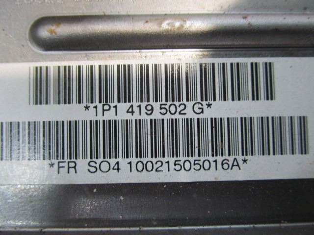 VOLANSKI DROG OEM N. 1P1419502G ORIGINAL REZERVNI DEL SEAT LEON 1P1 MK2 (2005 - 2012) BENZINA/GPL LETNIK 2010