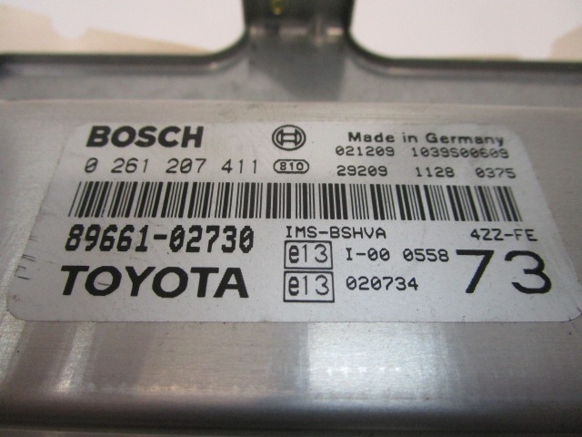 KOMPLET ODKLEPANJE IN VZIG  OEM N. 16378 KIT ACCENSIONE AVVIAMENTO ORIGINAL REZERVNI DEL TOYOTA COROLLA E12 (2000 - 2006) BENZINA LETNIK 2004