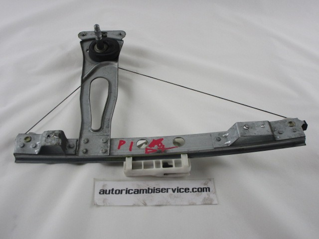 ROCNI SISTEM ZA DVIGOVANJE ZADNJEGA STEKLA  OEM N. 9639817380 ORIGINAL REZERVNI DEL CITROEN C3 / PLURIEL MK1 (2002 - 09/2005) DIESEL LETNIK 2005