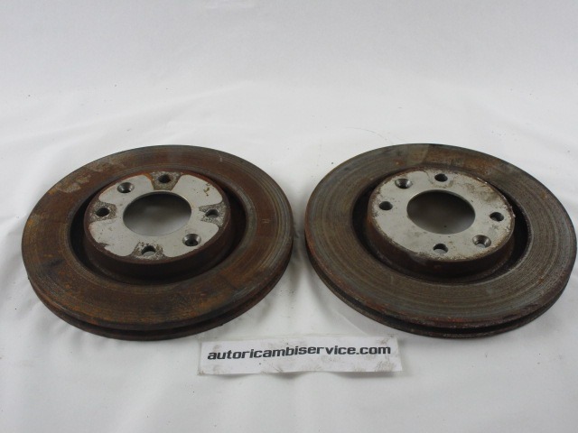 SPREDNJI ZAVORNI DISKI OEM N. NVE64311 ORIGINAL REZERVNI DEL CITROEN C3 / PLURIEL MK1 (2002 - 09/2005) DIESEL LETNIK 2005