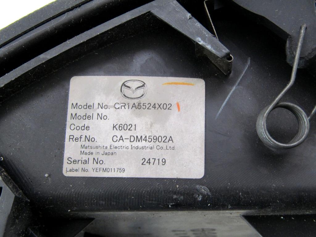 CA-DM4592AK DISPLAY COMPUTER DI BORDO MAZDA 6 2.0 D 6M 5P 89KW (2007) RICAMBIO USATO CON CASSETTO PORTAOGGETTI CRUSCOTTO SUPERIORE GR1A5524X02 GJ6AG0245A