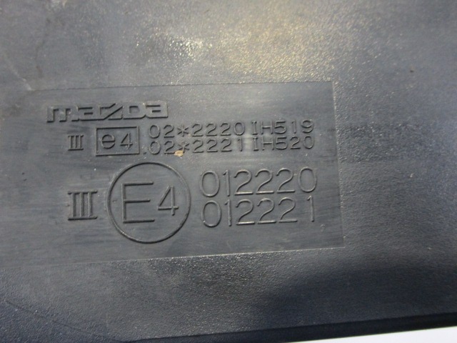 LEVO OGLEDALO OEM N. GJ6E6918ZC ORIGINAL REZERVNI DEL MAZDA 6 GG GY (2003-2008) DIESEL LETNIK 2007