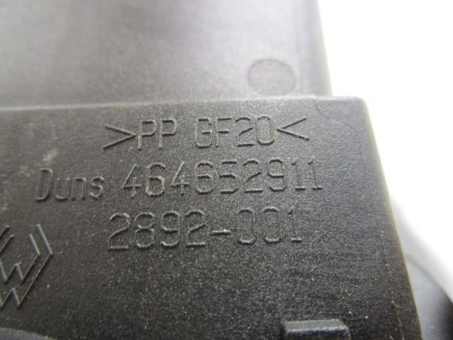 ODVOD ZRAKA OEM N. 464652911 ORIGINAL REZERVNI DEL OPEL MERIVA A X03 (2003 - 2006) DIESEL LETNIK 2004