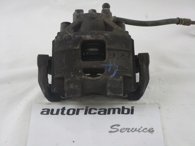 SPREDNJE LEVE ZAVORNE CELJUSTI  OEM N. 477500D070 ORIGINAL REZERVNI DEL TOYOTA YARIS P9 MK2 (01/2006 - 2009) DIESEL LETNIK 2008