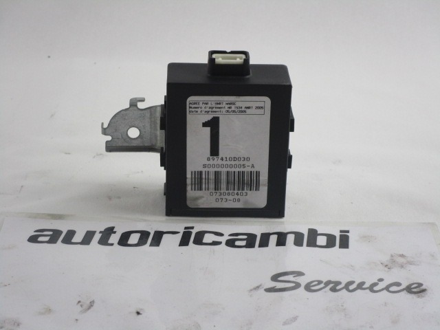 CENTRALNO ZAKLEPANJE OEM N. 897410D030 ORIGINAL REZERVNI DEL TOYOTA YARIS P9 MK2 (01/2006 - 2009) DIESEL LETNIK 2008