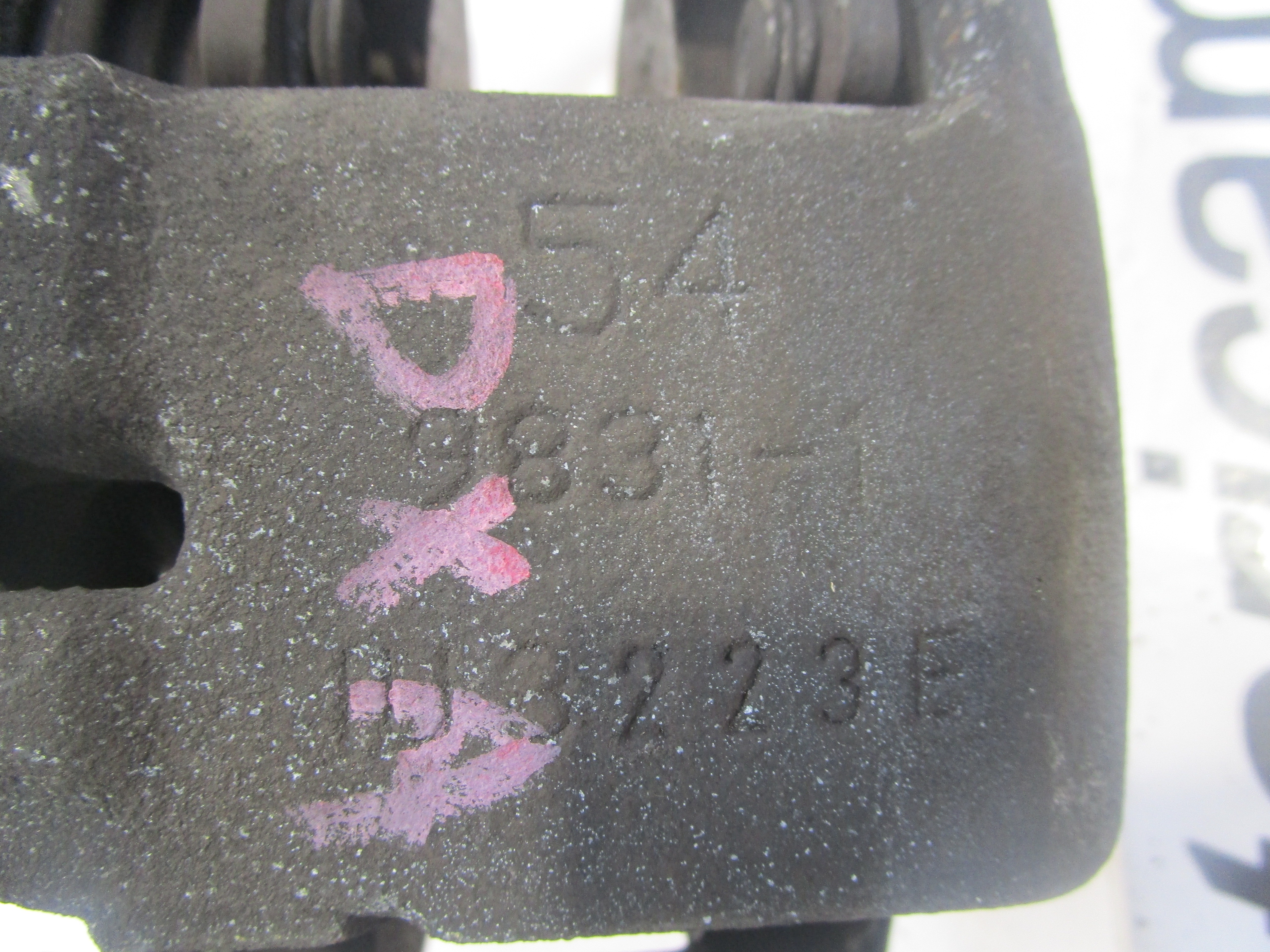 SPREDNJE DESNE ZAVORNE CELJUSTI  OEM N. 4544200601 ORIGINAL REZERVNI DEL SMART FORFOUR 454 MK1 (2004 - 2006) DIESEL LETNIK 2005