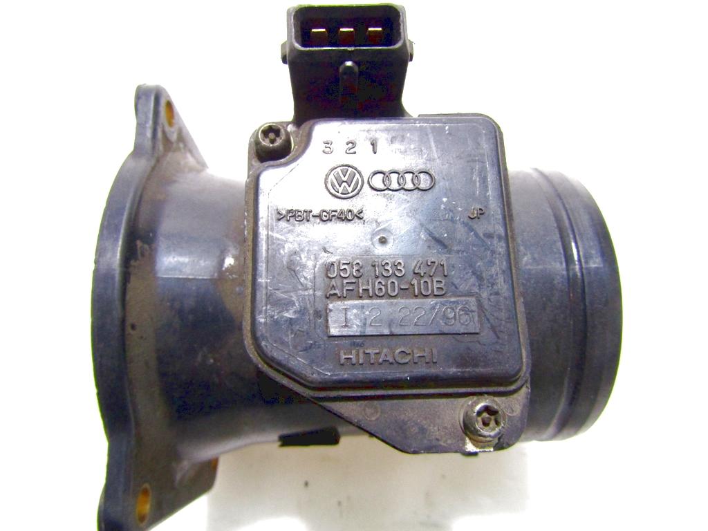 MERILNIK PRETOKA ZRAKA / MERILNIK MASE ZRAKA OEM N. 58133471 ORIGINAL REZERVNI DEL AUDI A4 B5 BER/SW (1994 - 12/2000) BENZINA LETNIK 1996