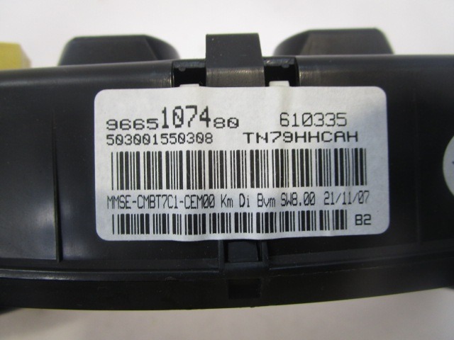 KILOMETER STEVEC OEM N. 9665107480 ORIGINAL REZERVNI DEL PEUGEOT 308 4A 4B 4C 4E 4H MK1 BER/SW/CC (2007 - 2013) DIESEL LETNIK 2008