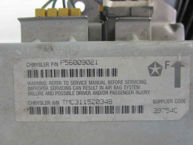 KIT AIRBAG KOMPLET OEM N. 5362 KIT AIRBAG COMPLETO ORIGINAL REZERVNI DEL JEEP GRAND CHEROKEE ZJ ZG MK1 (1993 - 1998) DIESEL LETNIK 1995