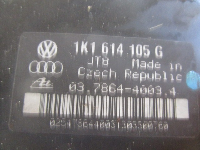 SERVO OJACEVALNIK ZAVOR S PUMPO OEM N. 1K1614105G ORIGINAL REZERVNI DEL AUDI A3 MK2 8P 8PA 8P1 (2003 - 2008)DIESEL LETNIK 2003