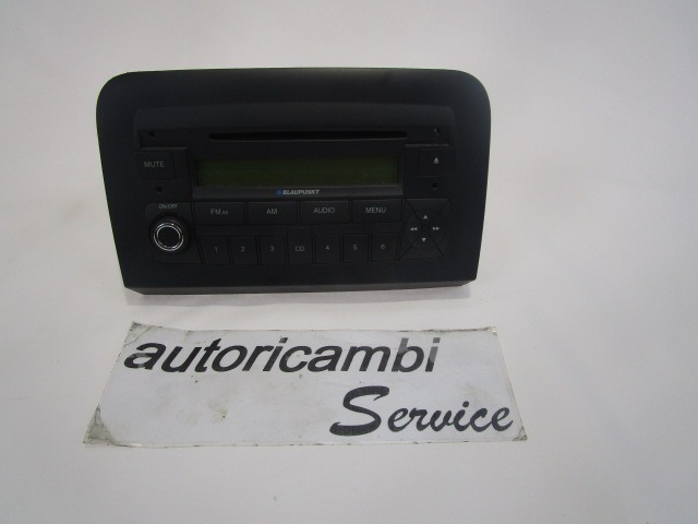 RADIO CD / OJACEVALNIK / IMETNIK HIFI OEM N. 7646335316 ORIGINAL REZERVNI DEL FIAT CROMA 194 MK2 R (11-2007 - 2010) DIESEL LETNIK 2008