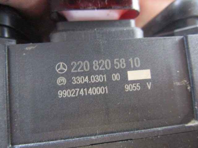 STIKALO VARNOSTNIH ZMIGAVCEV  OEM N. 2208205810 ORIGINAL REZERVNI DEL MERCEDES CLASSE S W220 (1998 - 2006)BENZINA LETNIK 1999