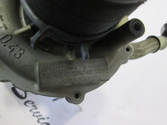 TURBINA OEM N. 452530190 ORIGINAL REZERVNI DEL VOLKSWAGEN POLO 9N R (2005 - 10/2009) DIESEL LETNIK 2008