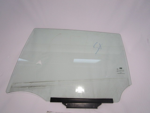 ZADNJA LEVA STEKLO OEM N. 834111J010 ORIGINAL REZERVNI DEL HYUNDAI I20 PB PBT MK1 R (2012 - 2014) DIESEL LETNIK 2013