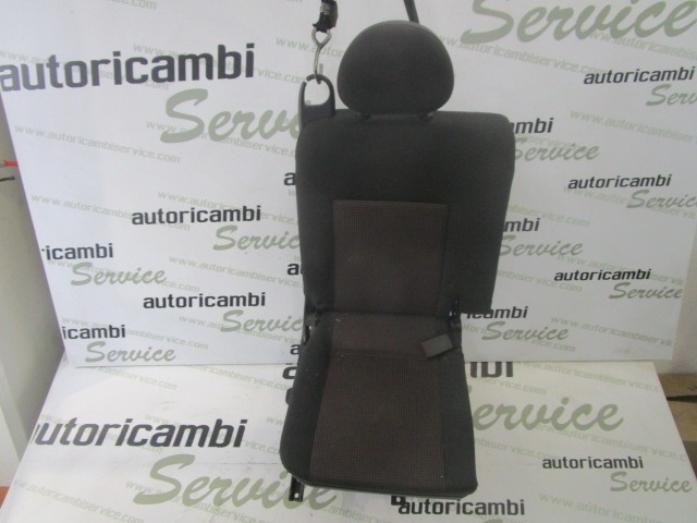 TRETJA VRSTA ENOJNI SEDEZ BLAGO OEM N. 23PSTOPMERIVAAX03RMV5P ORIGINAL REZERVNI DEL OPEL MERIVA A X03 R (2006 - 2010) BENZINA LETNIK 2008