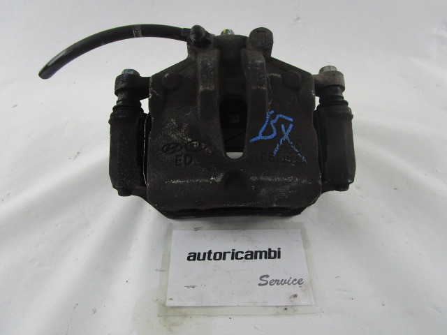 SPREDNJE LEVE ZAVORNE CELJUSTI  OEM N. 581101H000 ORIGINAL REZERVNI DEL KIA CEE'D / PRO CEE'D MK1 ED (2006-2012) BENZINA/GPL LETNIK 2008
