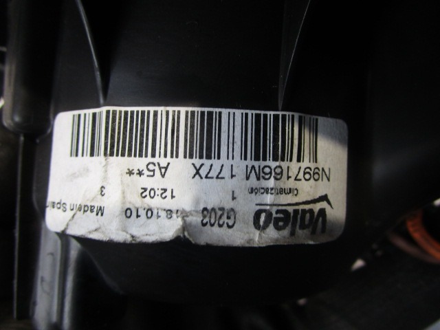 VENTILATOR  KABINE  OEM N. N997166M ORIGINAL REZERVNI DEL SEAT ALTEA XL 5P8 R (2009 - 2015) DIESEL LETNIK 2010