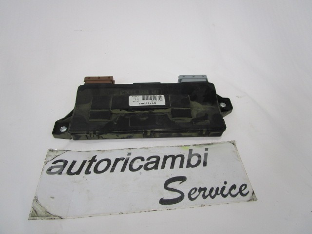 RACUNALNIK VRAT IN STEKEL OEM N. 51758051 ORIGINAL REZERVNI DEL LANCIA MUSA 350 (2004 - 2007) DIESEL LETNIK 2006