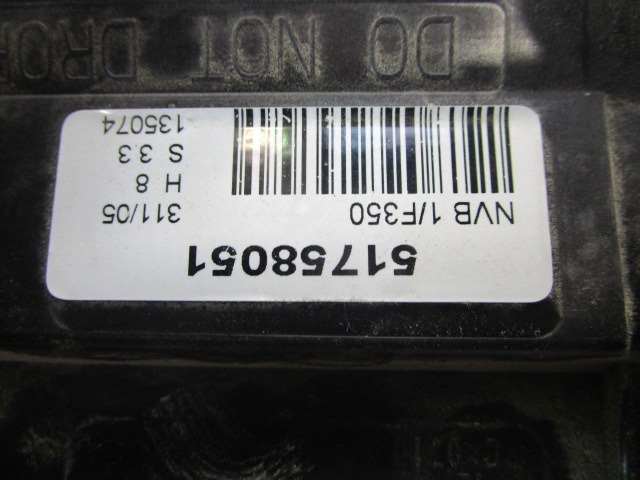 RACUNALNIK VRAT IN STEKEL OEM N. 51758051 ORIGINAL REZERVNI DEL LANCIA MUSA 350 (2004 - 2007) DIESEL LETNIK 2006
