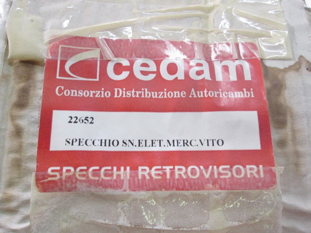 LEVO OGLEDALO OEM N. 6388100616 ORIGINAL REZERVNI DEL MERCEDES CLASSE V / VITO W638 (01/1999 - 12/2003) DIESEL LETNIK 1999