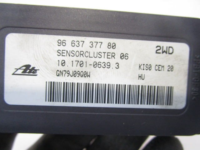 ESP OEM N. 9663737780 10.1701-0639.3 ORIGINAL REZERVNI DEL PEUGEOT 207 / 207 CC R WA WC WD WK (05/2009 - 2015) BENZINA/GPL LETNIK 2009