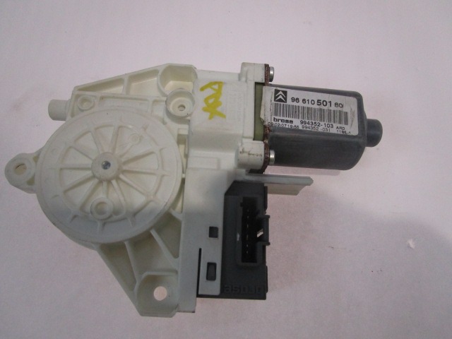 MOTORCEK ELEKTRICNEGA POMIKA ZADNJEGA STEKLA  OEM N. 9661050180 ORIGINAL REZERVNI DEL CITROEN C6 TD (2005 - 2012)DIESEL LETNIK 2008