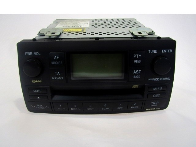 RADIO CD / OJACEVALNIK / IMETNIK HIFI OEM N. 86120-02380 ORIGINAL REZERVNI DEL TOYOTA COROLLA E12 (2000 - 2006) DIESEL LETNIK 2006