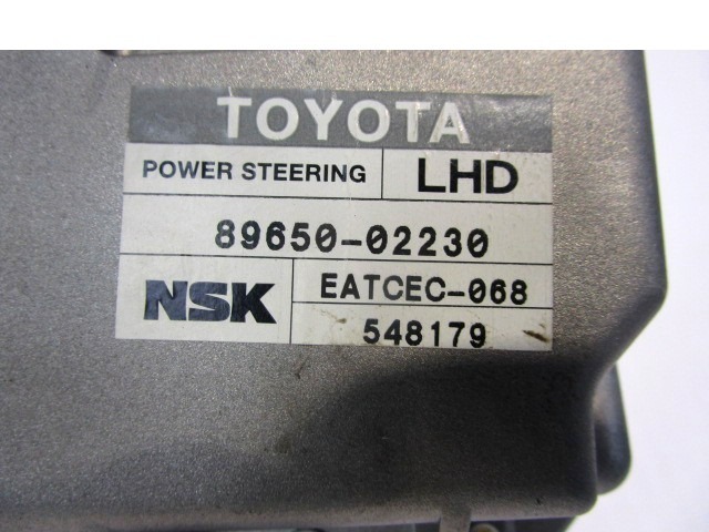 ELEKTRICNI SERVO VOLAN ENOTA OEM N. 89650-02230 ORIGINAL REZERVNI DEL TOYOTA COROLLA E12 (2000 - 2006) DIESEL LETNIK 2006
