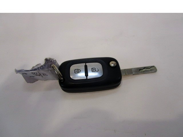 KOMPLET ODKLEPANJE IN VZIG  OEM N. 29988 KIT ACCENSIONE AVVIAMENTO ORIGINAL REZERVNI DEL RENAULT CLIO BR0//1 CR0/1 KR0/1 MK3 R (05/2009 - 2013) BENZINA LETNIK 2012