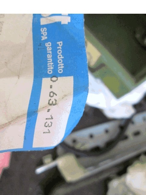 ZAKLEP VRAT OEM N.  ORIGINAL REZERVNI DEL FIAT PUNTO 176 MK1/MK1 CABRIO (1993 - 08/1999) BENZINA LETNIK 1993