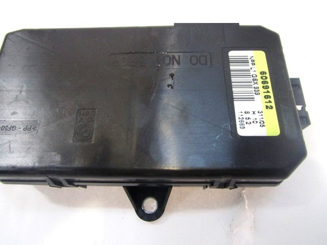 RACUNALNIK VRAT IN STEKEL OEM N. 60691612 ORIGINAL REZERVNI DEL ALFA ROMEO 159 939 BER/SW (2005 - 2013) DIESEL LETNIK 2006