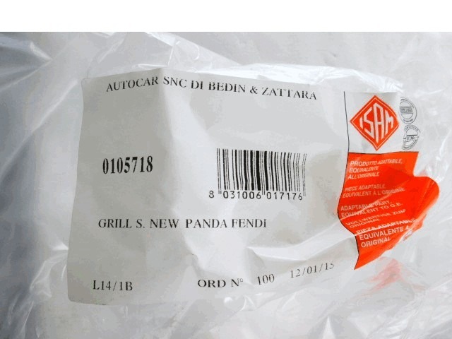 MASKA ODBIJACA OEM N. 735357174 ORIGINAL REZERVNI DEL FIAT PANDA 169 (2003 - 08/2009) BENZINA LETNIK 2003