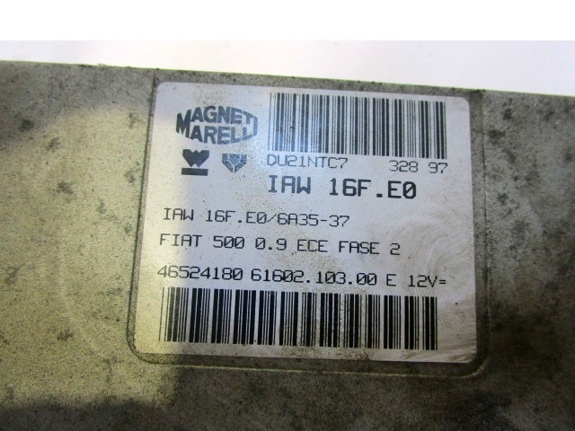 KOMPLET ODKLEPANJE IN VZIG  OEM N. 2694 KIT ACCENSIONE AVVIAMENTO ORIGINAL REZERVNI DEL FIAT 500 CINQUECENTO MK2 (1991 - 1998) BENZINA LETNIK 1998