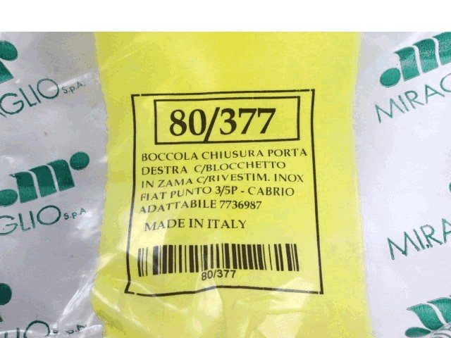 KLJUCAVNICA VZIGA/KLJUC ZA VZIG OEM N.  ORIGINAL REZERVNI DEL FIAT PUNTO 176 MK1/MK1 CABRIO (1993 - 08/1999) BENZINA LETNIK 1993