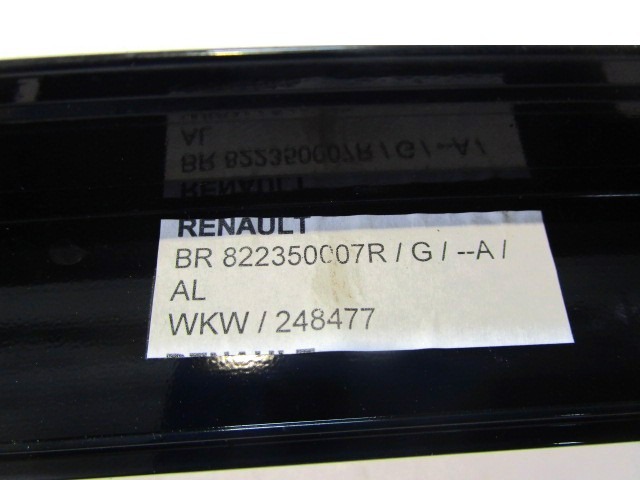 ZUNANJI PROFILI IN LETVE OEM N. 822350007R ORIGINAL REZERVNI DEL RENAULT LAGUNA BT0/1 KT0/1 MK3 BER/SW (10/2007 - 08/2010) DIESEL LETNIK 2008