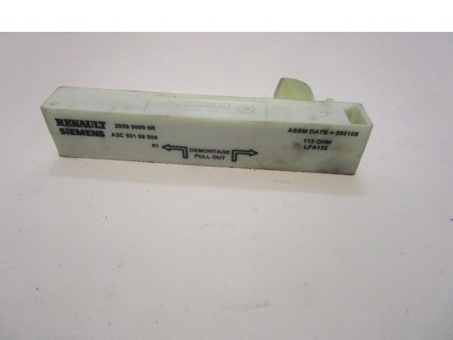 OJACEVALEC / ANTENA OEM N. 285900006R A2C53158504 ORIGINAL REZERVNI DEL RENAULT LAGUNA BT0/1 KT0/1 MK3 BER/SW (10/2007 - 08/2010) DIESEL LETNIK 2008