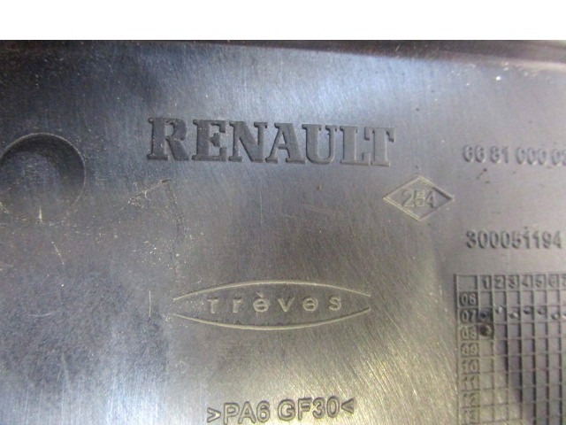 RE?ETKA POD VETROBRANSKIM STEKLOM OEM N. 668100003R ORIGINAL REZERVNI DEL RENAULT LAGUNA BT0/1 KT0/1 MK3 BER/SW (10/2007 - 08/2010) DIESEL LETNIK 2008