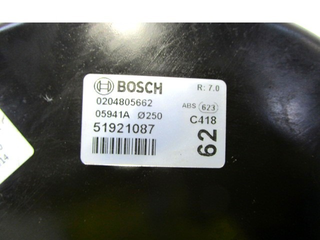 SERVO OJACEVALNIK ZAVOR S PUMPO OEM N. 0204805662 51921087 ORIGINAL REZERVNI DEL FIAT 500 L CINQUECENTO L L0 (2012-2017) DIESEL LETNIK 2014