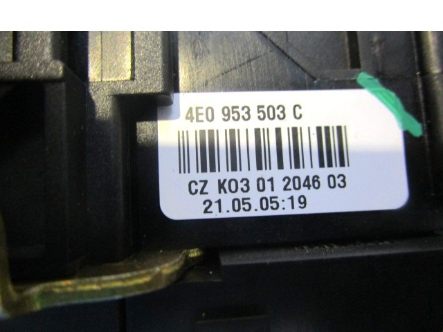 KRMILO SMERNIKI OEM N. 4F0953549A ORIGINAL REZERVNI DEL AUDI A6 C6 4F2 4FH 4F5 BER/SW/ALLROAD (07/2004 - 10/2008) DIESEL LETNIK 2005