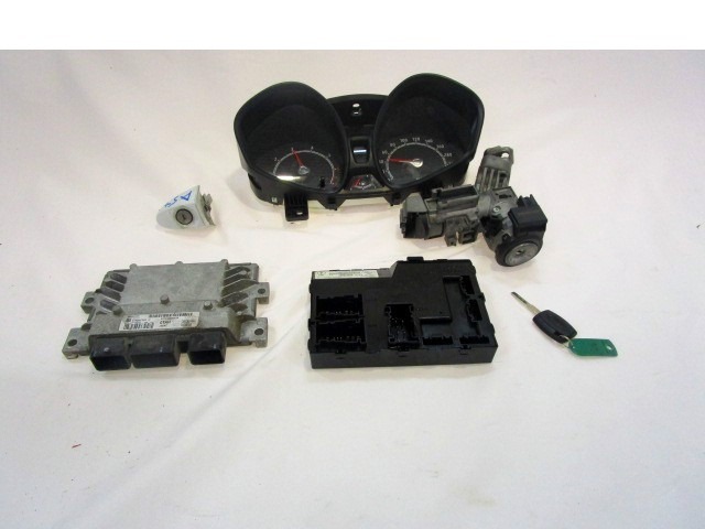 KOMPLET ODKLEPANJE IN VZIG  OEM N. 28238 KIT ACCENSIONE AVVIAMENTO ORIGINAL REZERVNI DEL FORD FIESTA CB1 CNN MK6 (09/2008 - 11/2012) BENZINA/GPL LETNIK 2009