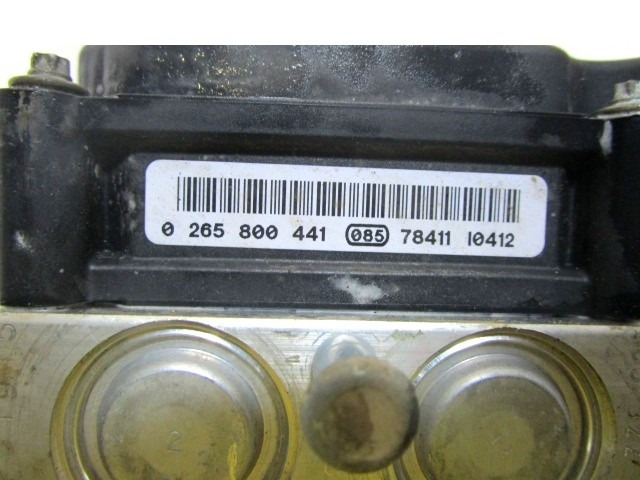 ABS AGREGAT S PUMPO OEM N. 265800441 ORIGINAL REZERVNI DEL CITROEN C1 (2005 - 2014) BENZINA LETNIK 2007
