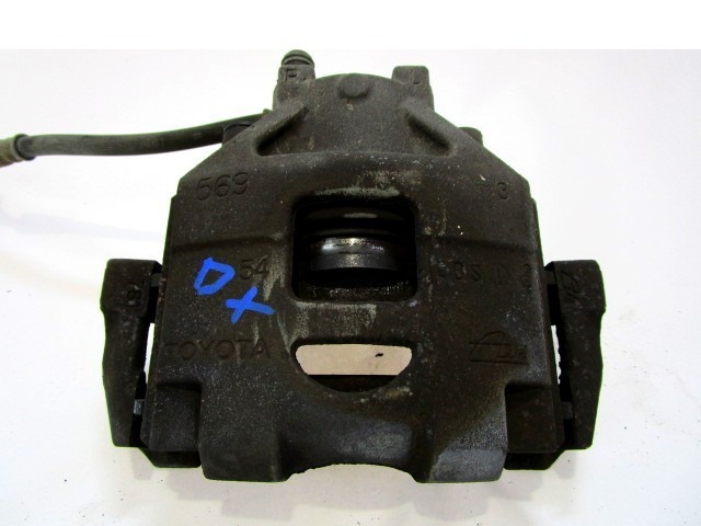 SPREDNJE DESNE ZAVORNE CELJUSTI  OEM N. 477300D070 ORIGINAL REZERVNI DEL TOYOTA YARIS P9 MK2 (01/2006 - 2009) BENZINA LETNIK 2006