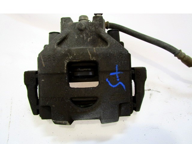 SPREDNJE LEVE ZAVORNE CELJUSTI  OEM N. 477500D070 ORIGINAL REZERVNI DEL TOYOTA YARIS P9 MK2 (01/2006 - 2009) BENZINA LETNIK 2006