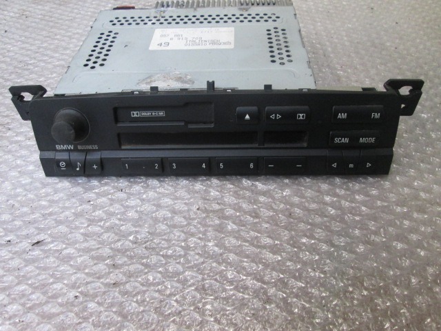 RADIO CD / OJACEVALNIK / IMETNIK HIFI OEM N. 6915709 ORIGINAL REZERVNI DEL BMW SERIE 3 E46 BER/SW/COUPE/CABRIO LCI R (2002 - 2005) BENZINA LETNIK 2002