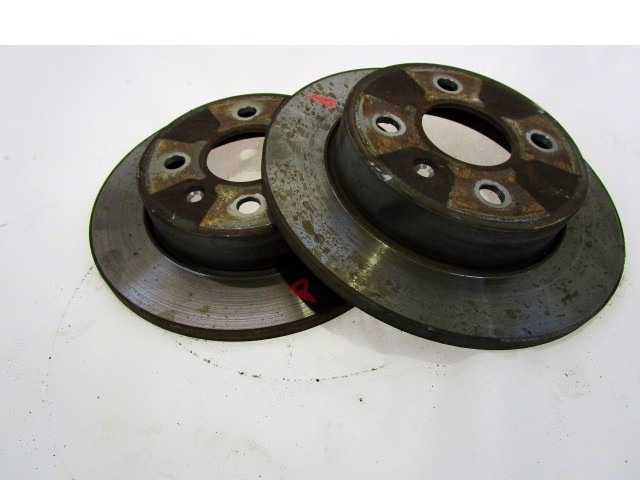 ZADNJI ZAVORNI DISKI OEM N. 9196587 ORIGINAL REZERVNI DEL OPEL MERIVA A X03 R (2006 - 2010) BENZINA/GPL LETNIK 2010