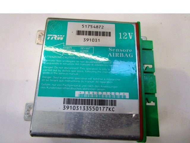 KIT AIRBAG KOMPLET OEM N. 18897 KIT AIRBAG COMPLETO ORIGINAL REZERVNI DEL FIAT GRANDE PUNTO 199 (2005 - 2012) BENZINA LETNIK 2006